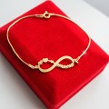 Złota Bransoletka Mama Nieskończoność na Łańcuszku