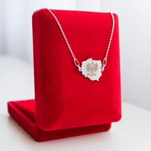 Srebrny Naszyjnik Patriotyczny Polska