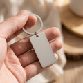 Personalizowany Srebrny Brelok z Twoim Grawerunkiem