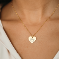 Naszyjnik z Zawieszką Serce Grawer