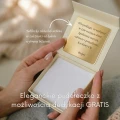 pudełko dedykacja złota